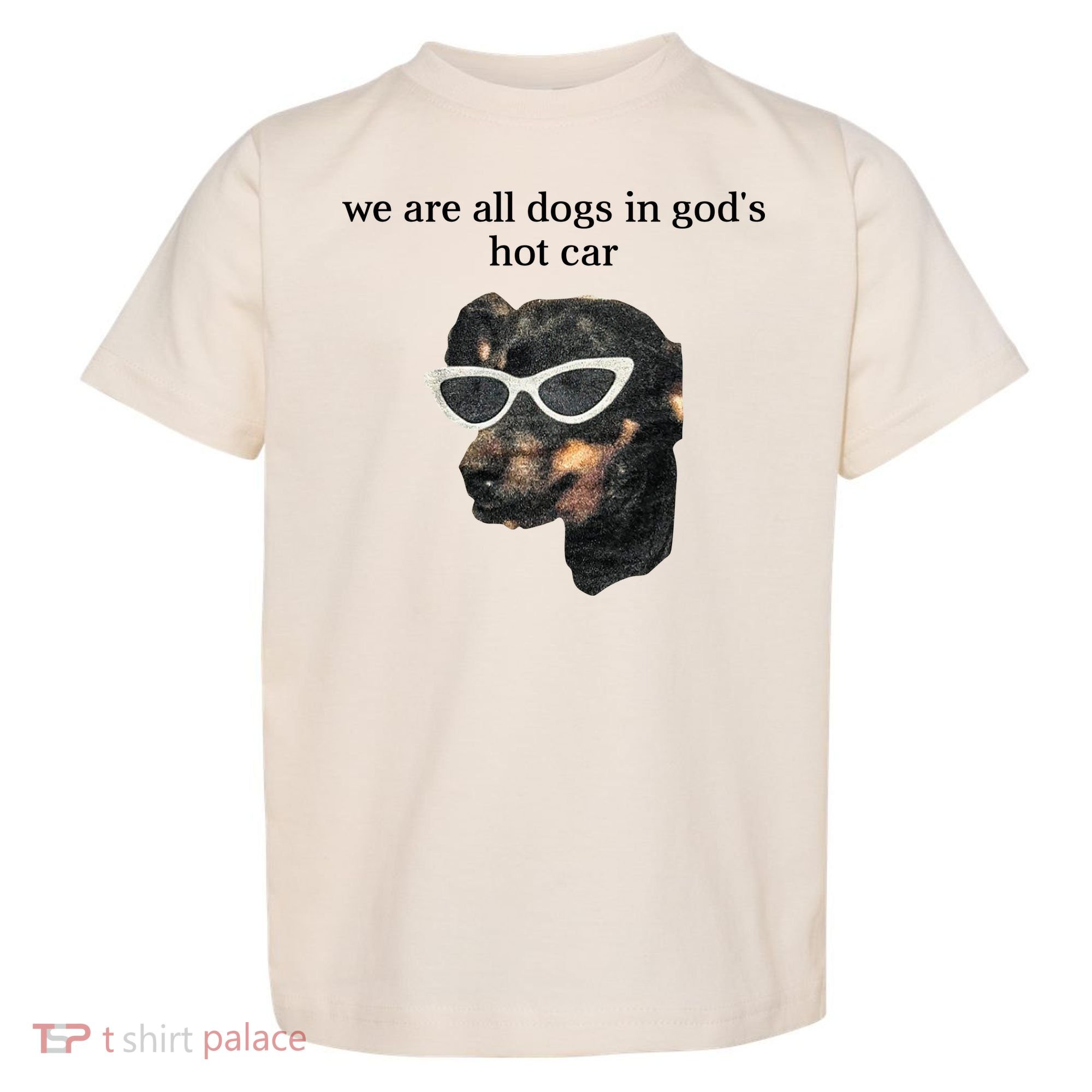 We Are All Dogs In God’S Hot Car Toddler T-Shirt