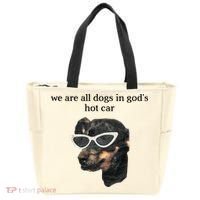 We Are All Dogs In God’S Hot Car Tote Bag thumb 0