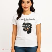 We Are All Dogs In God’S Hot Car Women's T-Shirt thumb 4