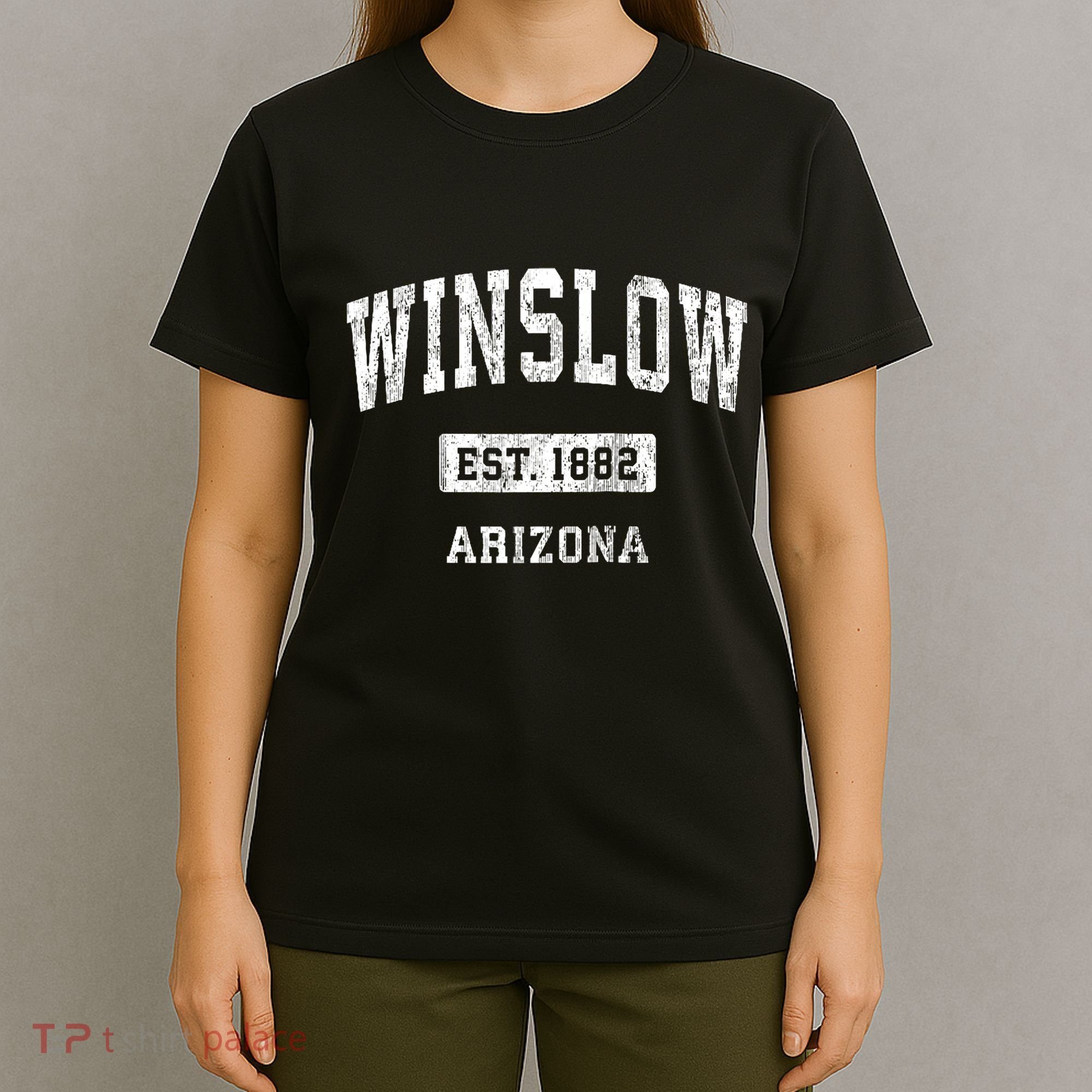 Winslow Arizona Az Vintage Sports Established T-Shirt
