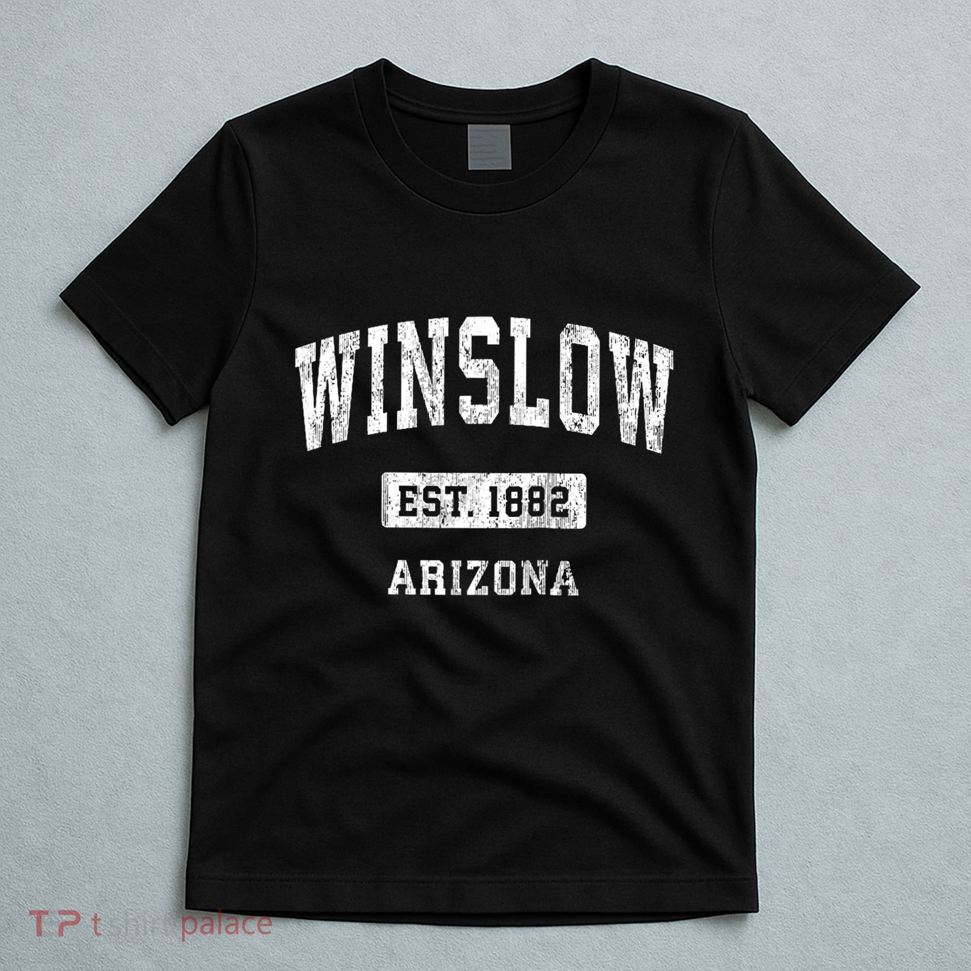 Winslow Arizona Az Vintage Sports Established T-Shirt