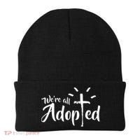 We're All Adopted Christian Cross Beanie thumb 0