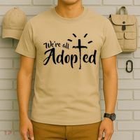 We're All Adopted Christian Cross T-Shirt thumb 6