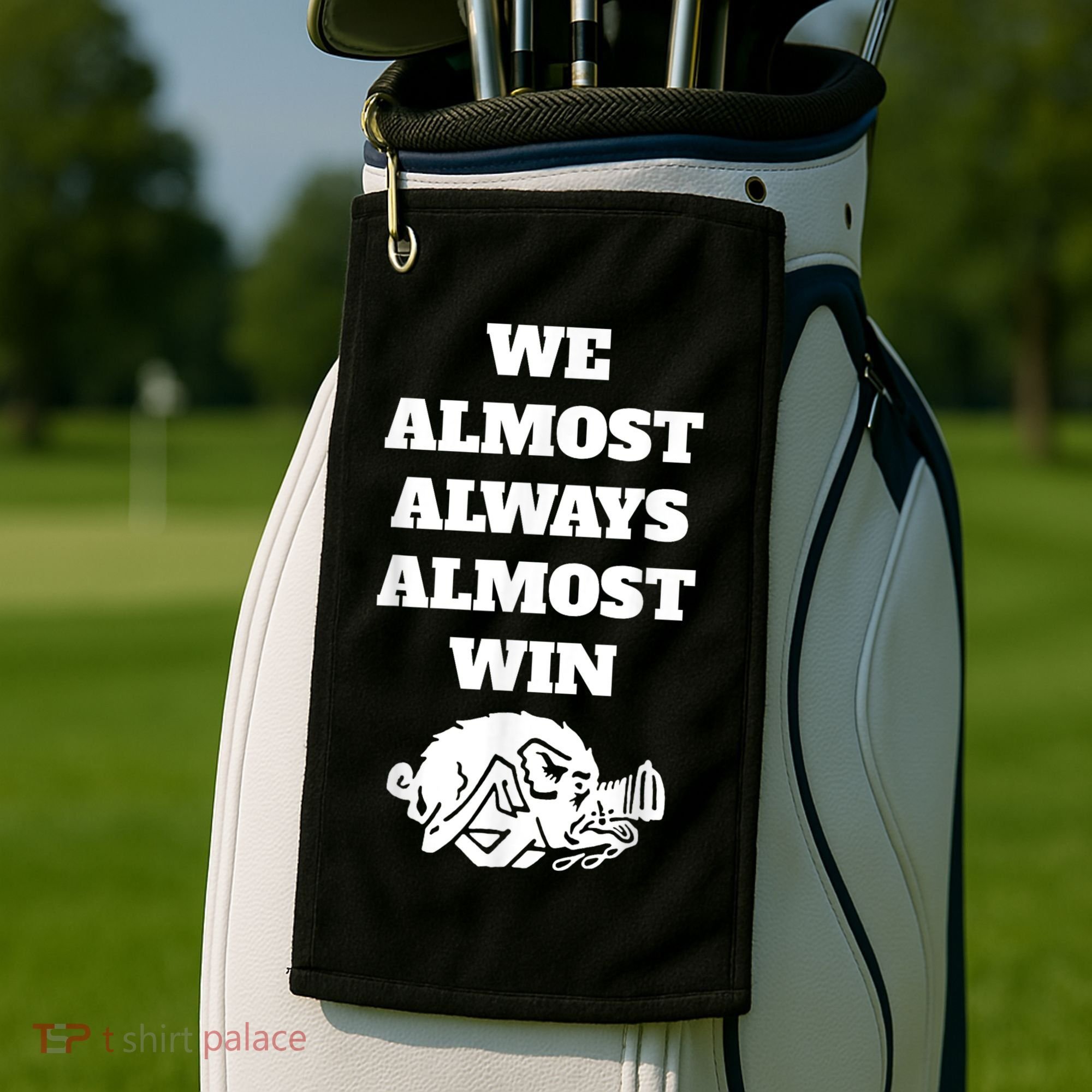 We Almost Always Almost Win Arkansas We Almost Always Almost Win Funny Golf Towel