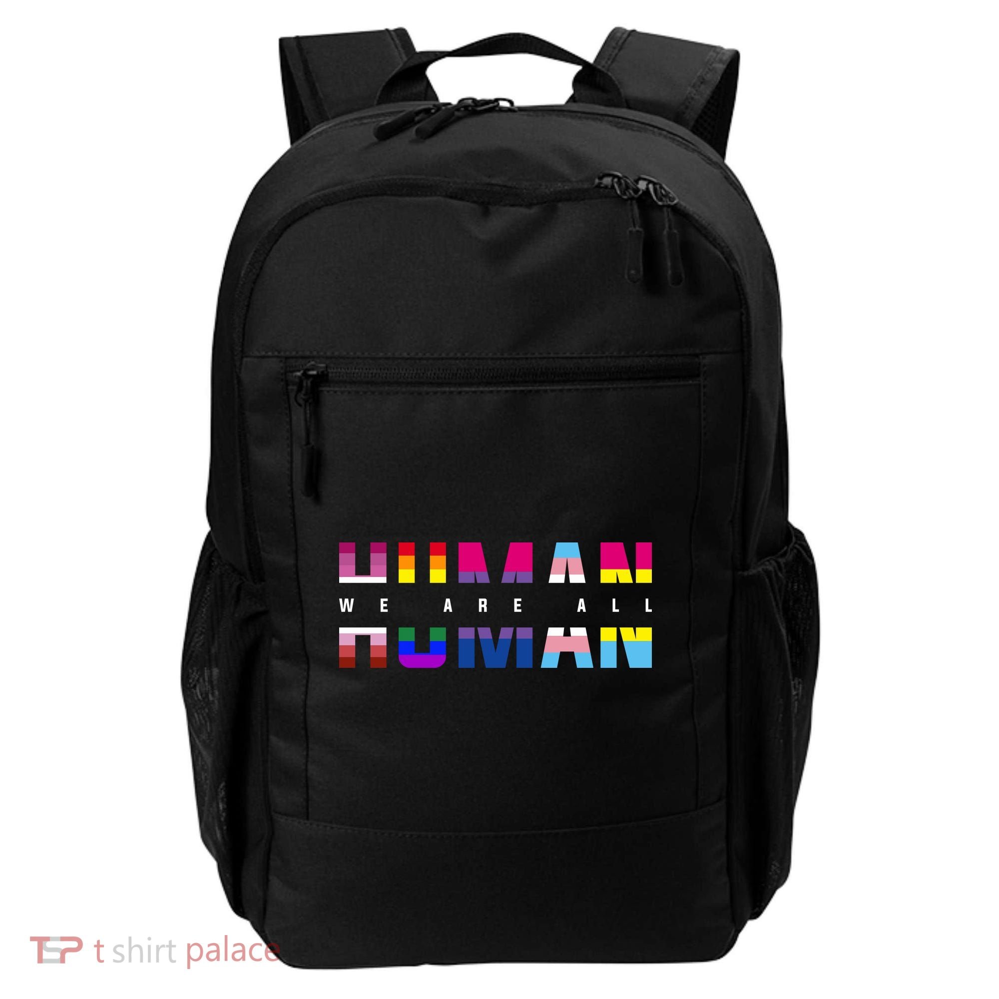 We Are All Human LGBT Pride Backpack