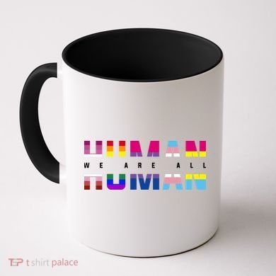 We Are All Human LGBT Pride Coffee Mug
