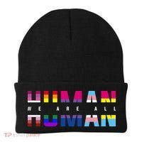 We Are All Human LGBT Pride Beanie thumb 0