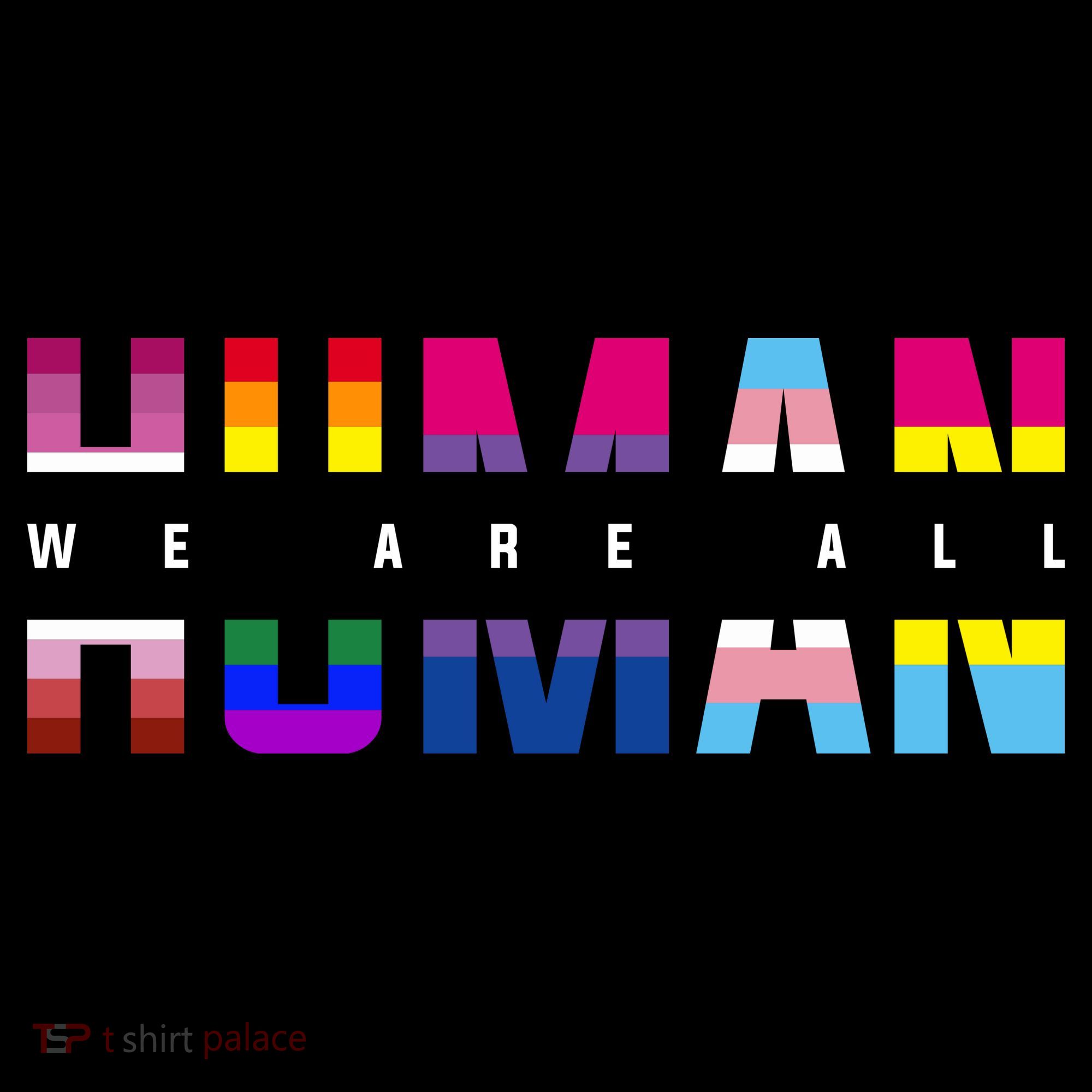 We Are All Human LGBT Pride Women's Hoodie