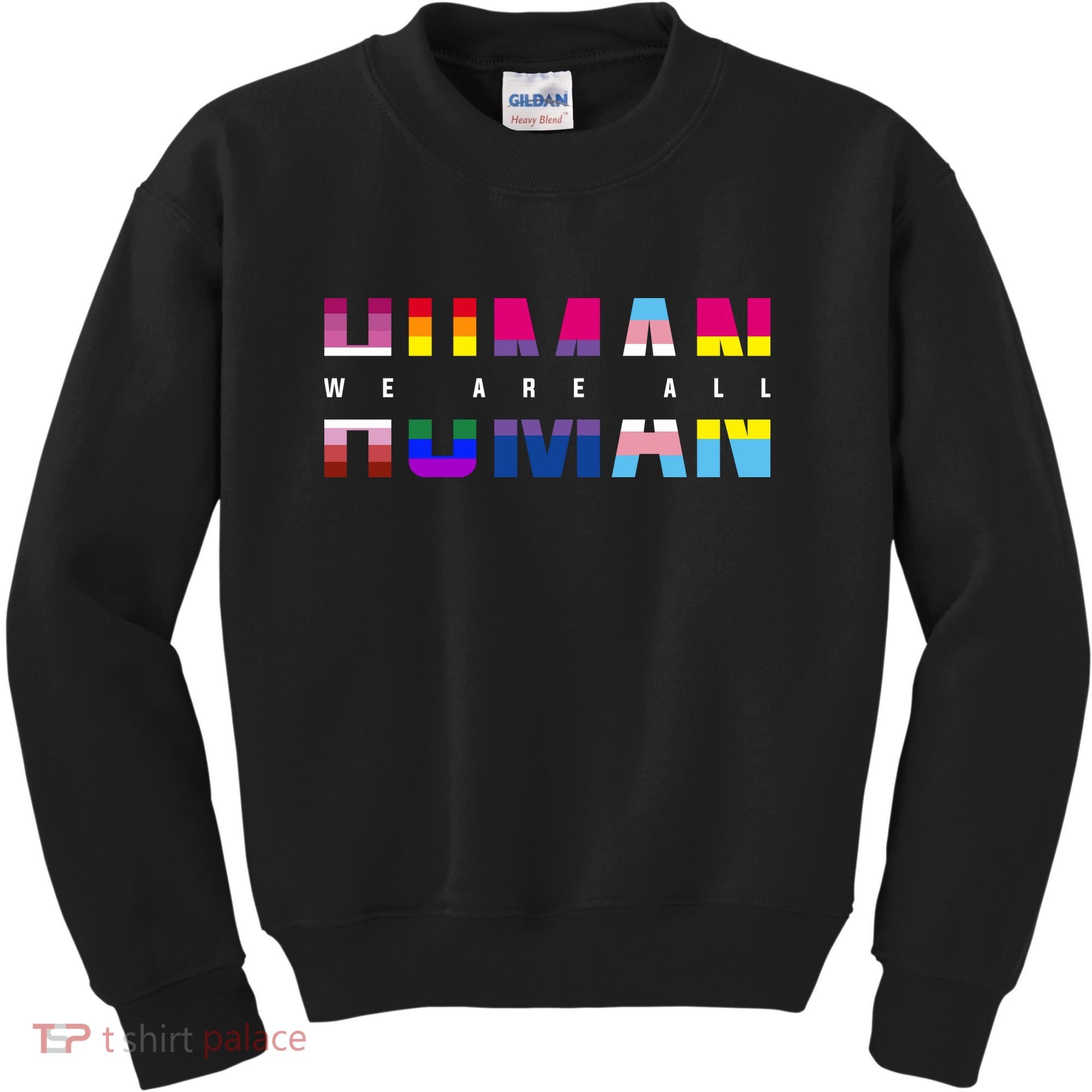 We Are All Human LGBT Pride Kids Sweatshirt