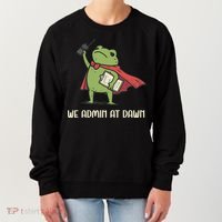 We Admin At Dawn Assistant Principal Frog Women's Sweatshirt thumb 0