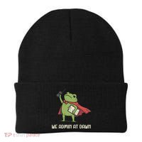 We Admin At Dawn Assistant Principal Frog Beanie thumb 0