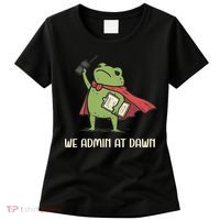 We Admin At Dawn Assistant Principal Frog Women's T-Shirt thumb 0