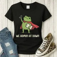 We Admin At Dawn Assistant Principal Frog Women's T-Shirt thumb 3
