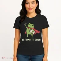We Admin At Dawn Assistant Principal Frog Women's T-Shirt thumb 4