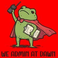 We Admin At Dawn Assistant Principal Frog Santa Hat thumb 1