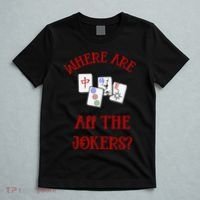 Where Are All The Jokers Funny Mahjong T-Shirt thumb 5