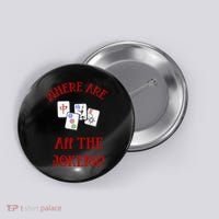Where Are All The Jokers Funny Mahjong Button thumb 0