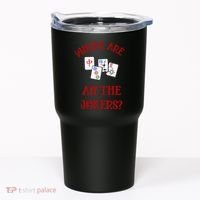 Where Are All The Jokers Funny Mahjong Tumbler thumb 0