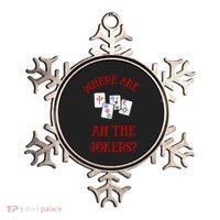 Where Are All The Jokers Funny Mahjong Ornament thumb 0