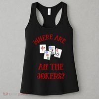 Where Are All The Jokers Funny Mahjong Women's Tank Top thumb 3