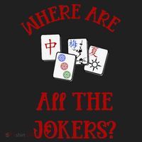 Where Are All The Jokers Funny Mahjong Golf Towel thumb 3