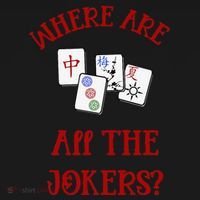 Where Are All The Jokers Funny Mahjong Women's Long Sleeve Shirt thumb 2