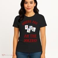 Where Are All The Jokers Funny Mahjong Women's T-Shirt thumb 4