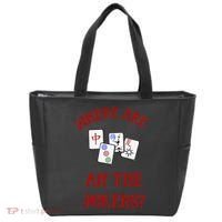 Where Are All The Jokers Funny Mahjong Tote Bag thumb 0