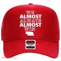 We Almost Always Almost Win Nebraska Map Funny Hat thumb 0
