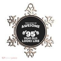 What An Awesome 95 Year Old Looks Like Birthday Bday Ornament thumb 0