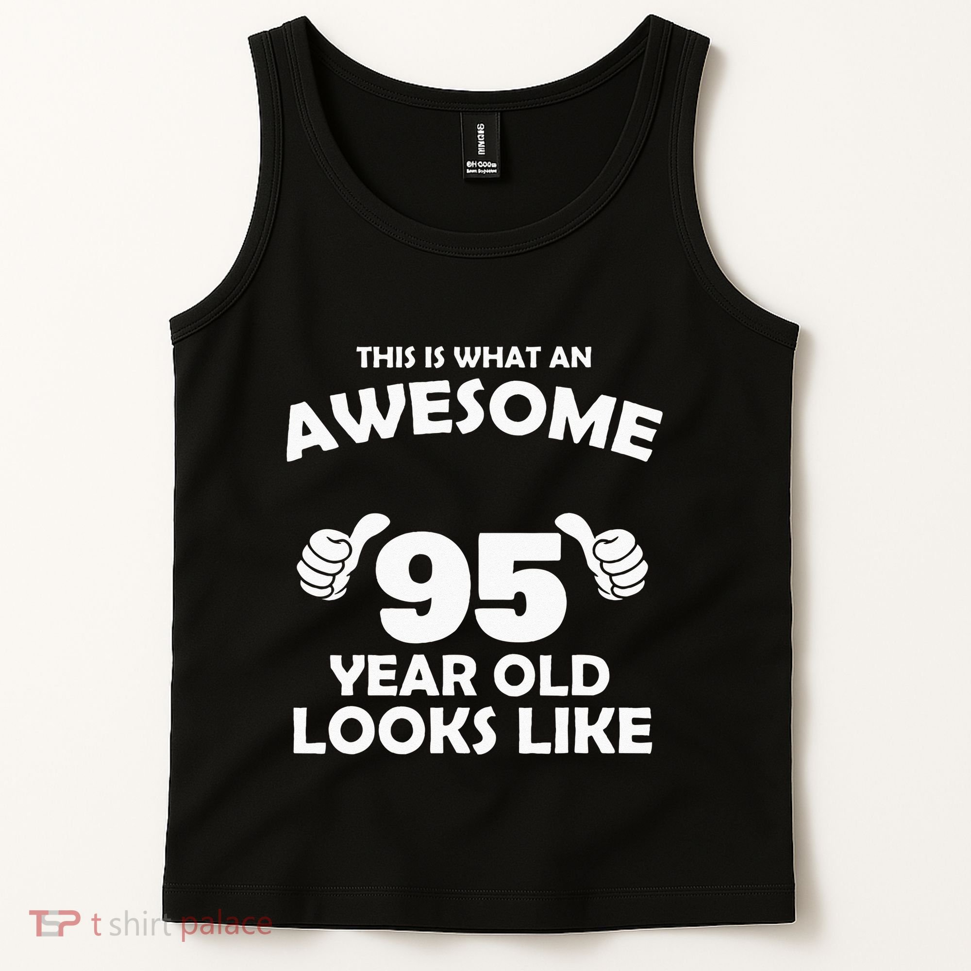What An Awesome 95 Year Old Looks Like Birthday Bday Tank Top