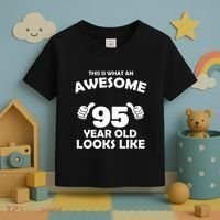 What An Awesome 95 Year Old Looks Like Birthday Bday Toddler T-Shirt thumb 3