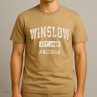 Winslow Arizona Az Vintage Established T-Shirt thumb 3