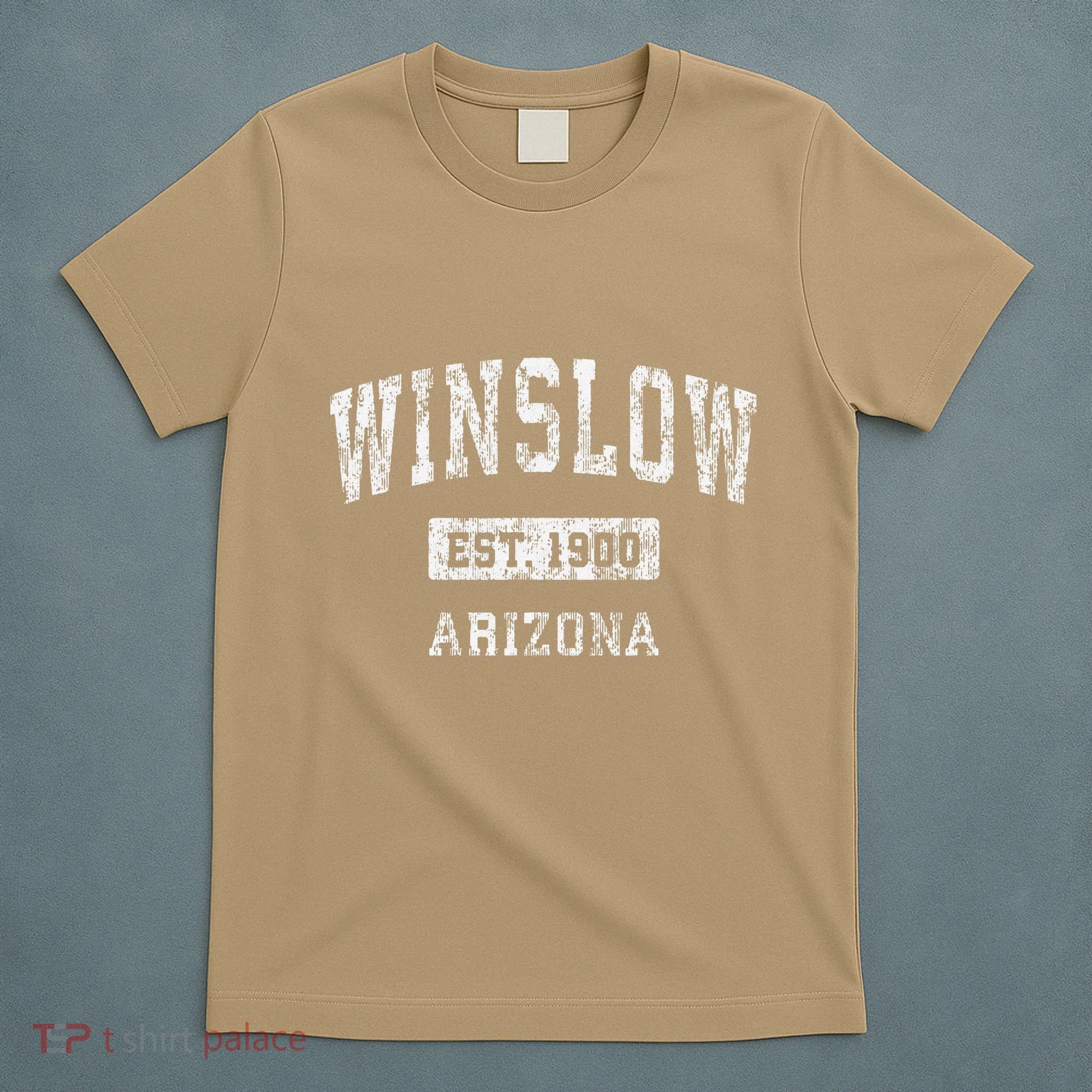 Winslow Arizona Az Vintage Established T-Shirt
