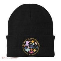 We Are All Different But In This School We All Swim Together Beanie thumb 0