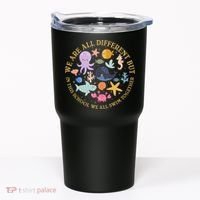 We Are All Different But In This School We All Swim Together Tumbler thumb 0