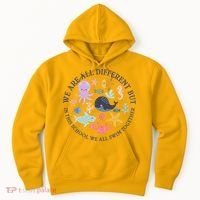 We Are All Different But In This School We All Swim Together Hoodie thumb 0