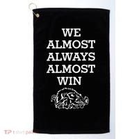We Almost Always Almost Win Arkansas Golf Towel thumb 0