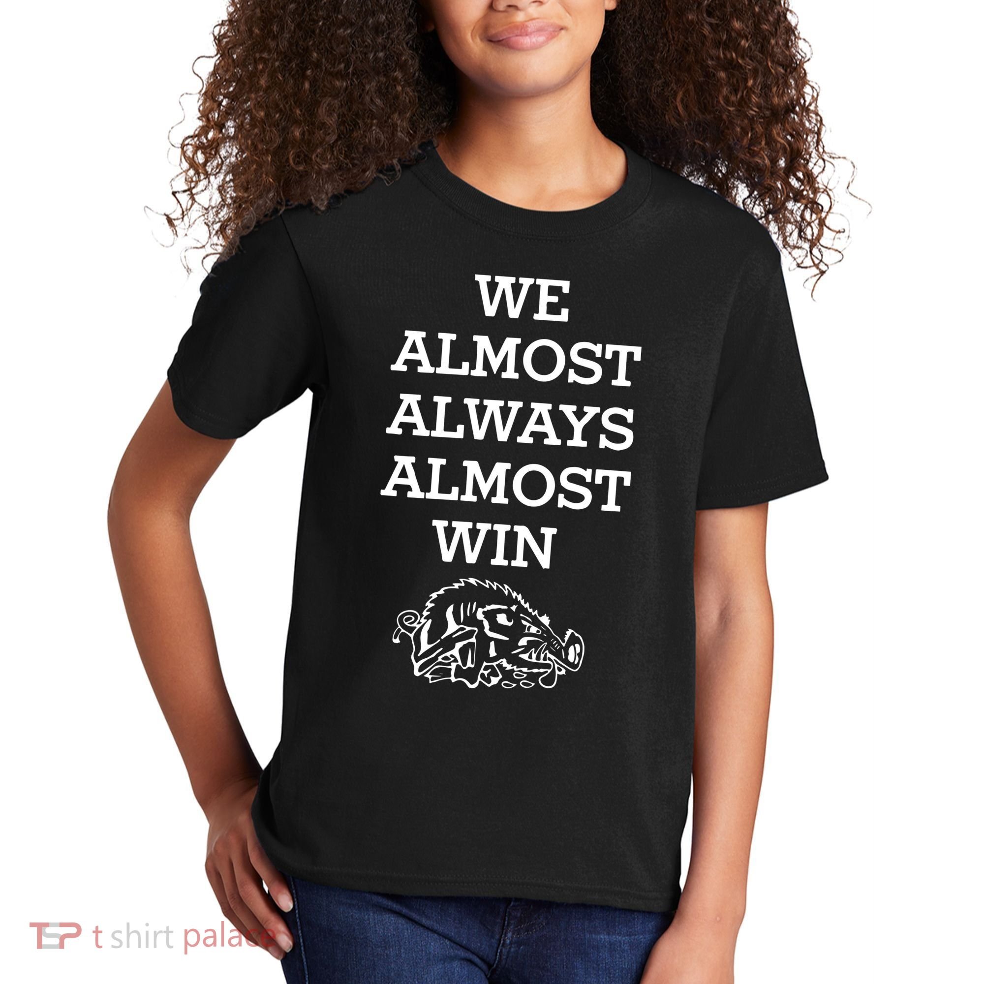 We Almost Always Almost Win Arkansas Kids T-Shirt