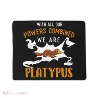 We Are All Platypus Marine Biologist Sea Animal Lover Mousepad thumb 0