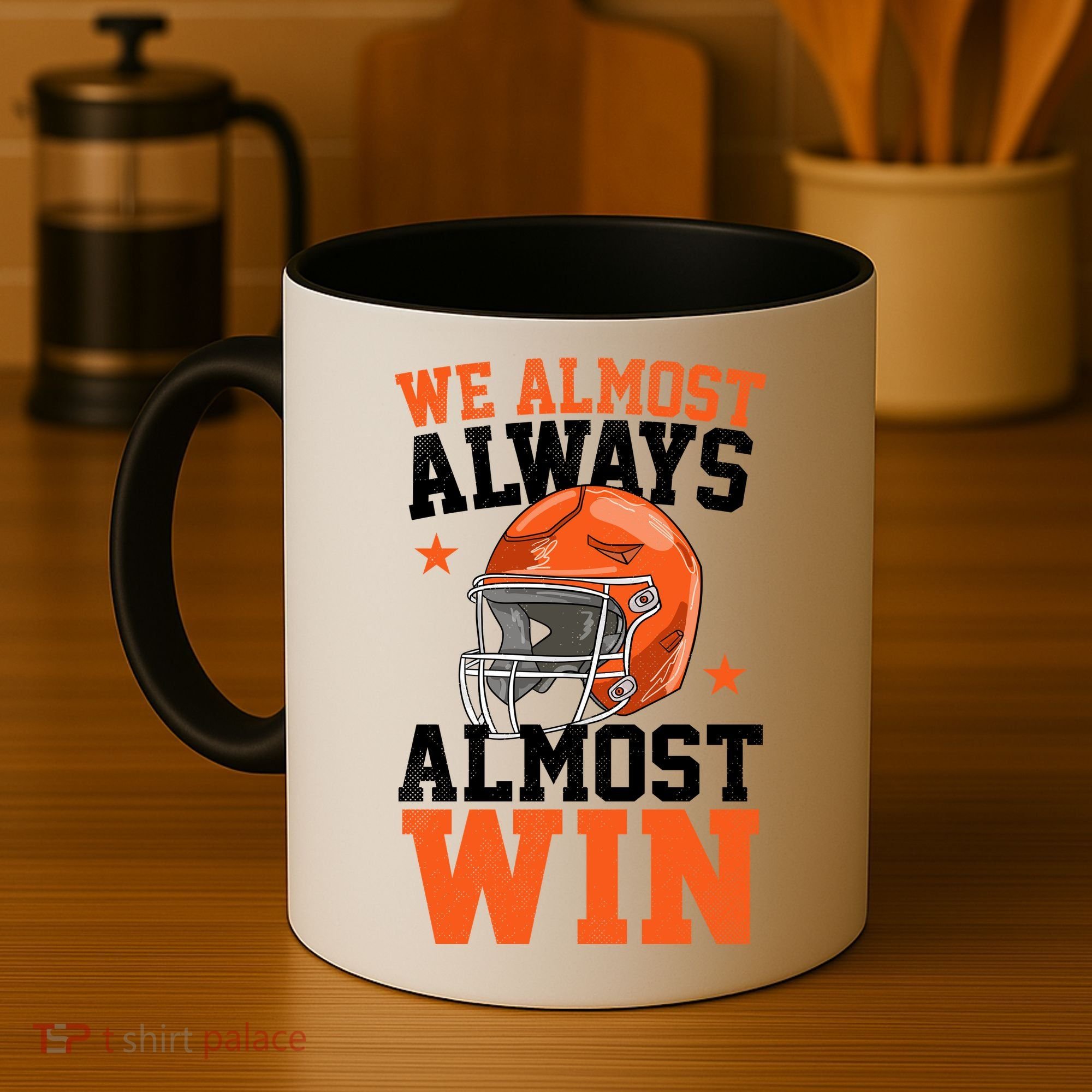 We Almost Always Almost Win Funny Football Fan Coffee Mug