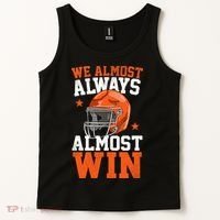 We Almost Always Almost Win Funny Football Fan Tank Top thumb 2