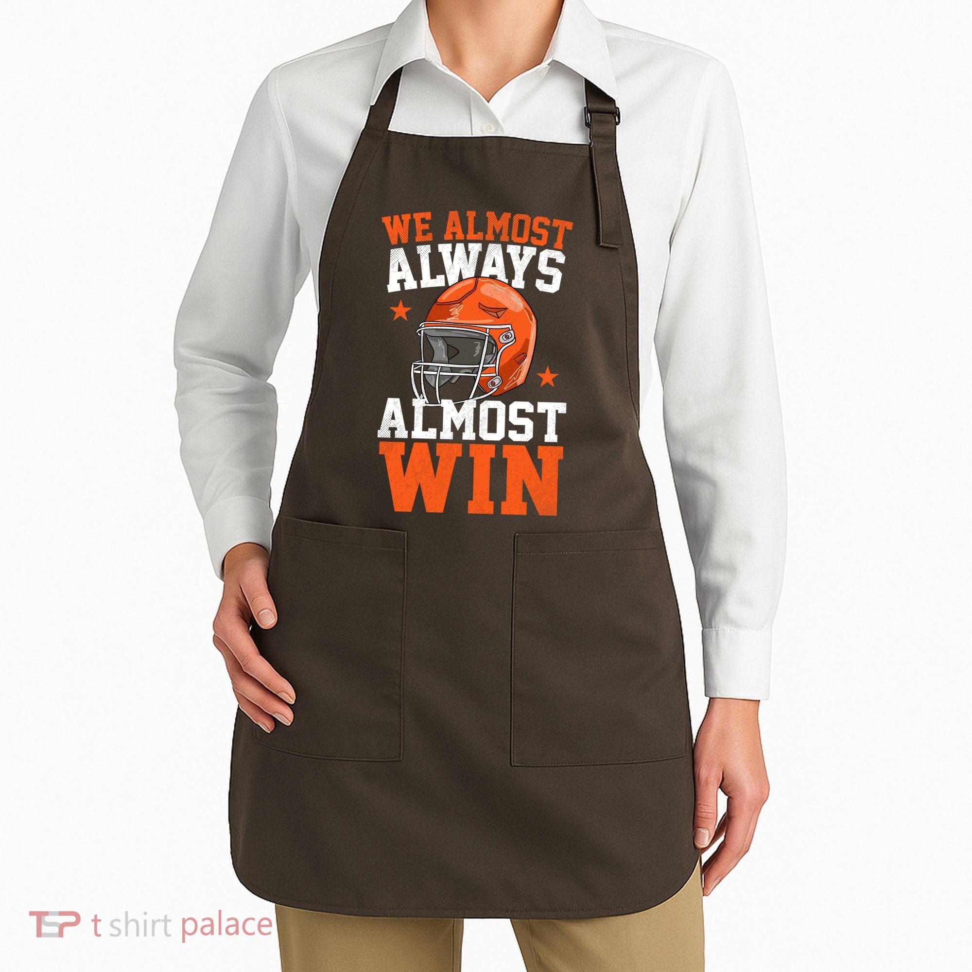 We Almost Always Almost Win Funny Football Fan Apron