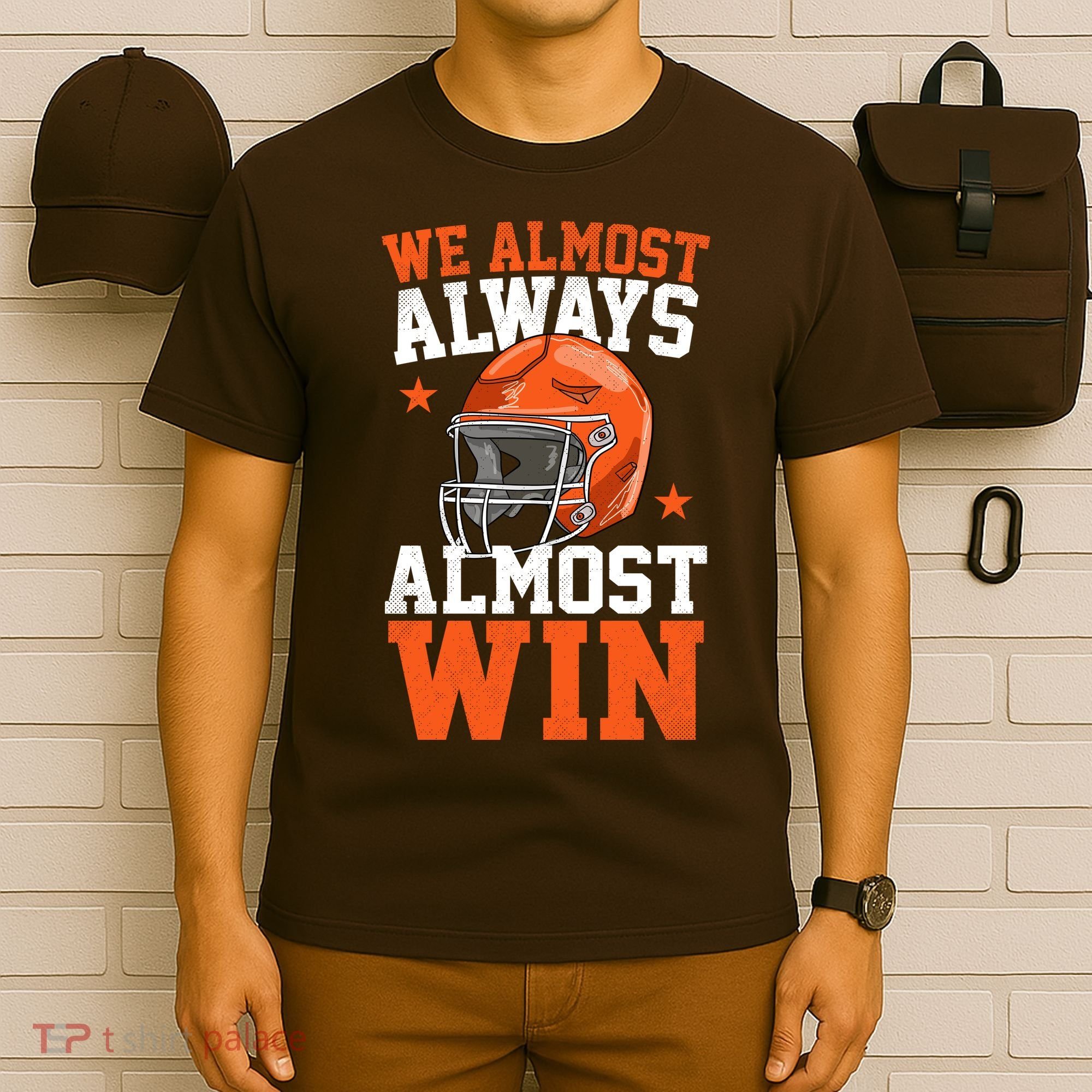 We Almost Always Almost Win Funny Football Fan T-Shirt