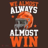We Almost Always Almost Win Funny Football Fan Baby Bodysuit thumb 2