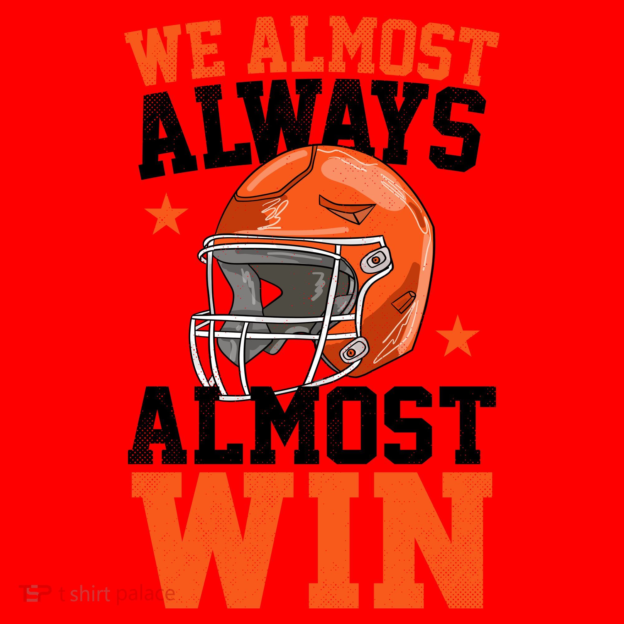 We Almost Always Almost Win Funny Football Fan Santa Hat
