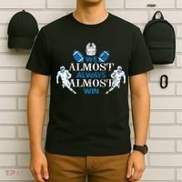 We Almost Always Almost Win Sports Football Funny Lions T-Shirt thumb 6