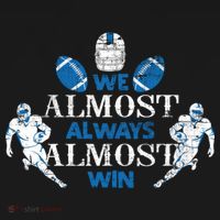 We Almost Always Almost Win Sports Football Funny Lions Women's Tank Top thumb 5