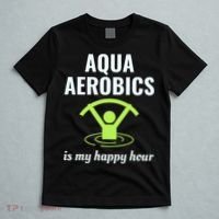 Water Aerobics Aquatic Fitness Aqua Exercise Workout Funny T-Shirt thumb 5