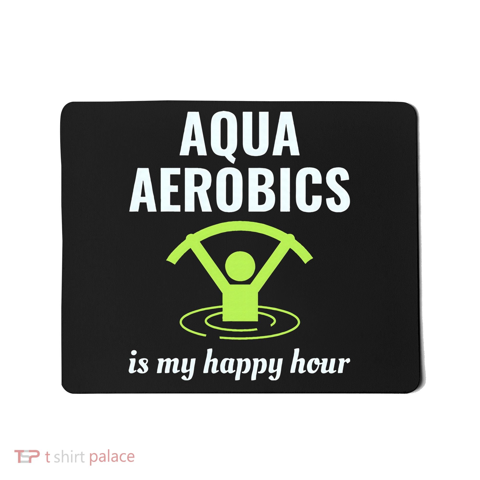 Water Aerobics Aquatic Fitness Aqua Exercise Workout Funny Mousepad